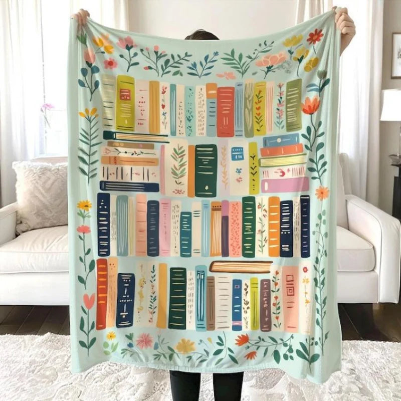 Cozy Book Lover's Blanket