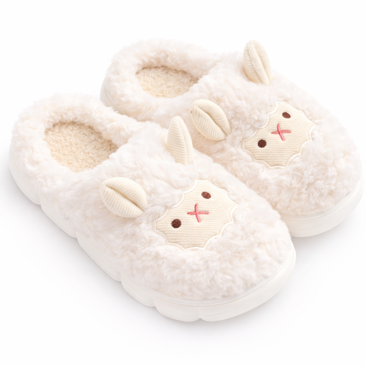 Fluffy Sheep Slippers