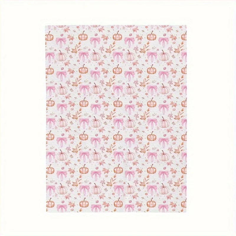 Cozy Pink Harvest Blanket