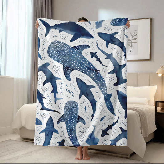Cozy Shark Adventure Blanket