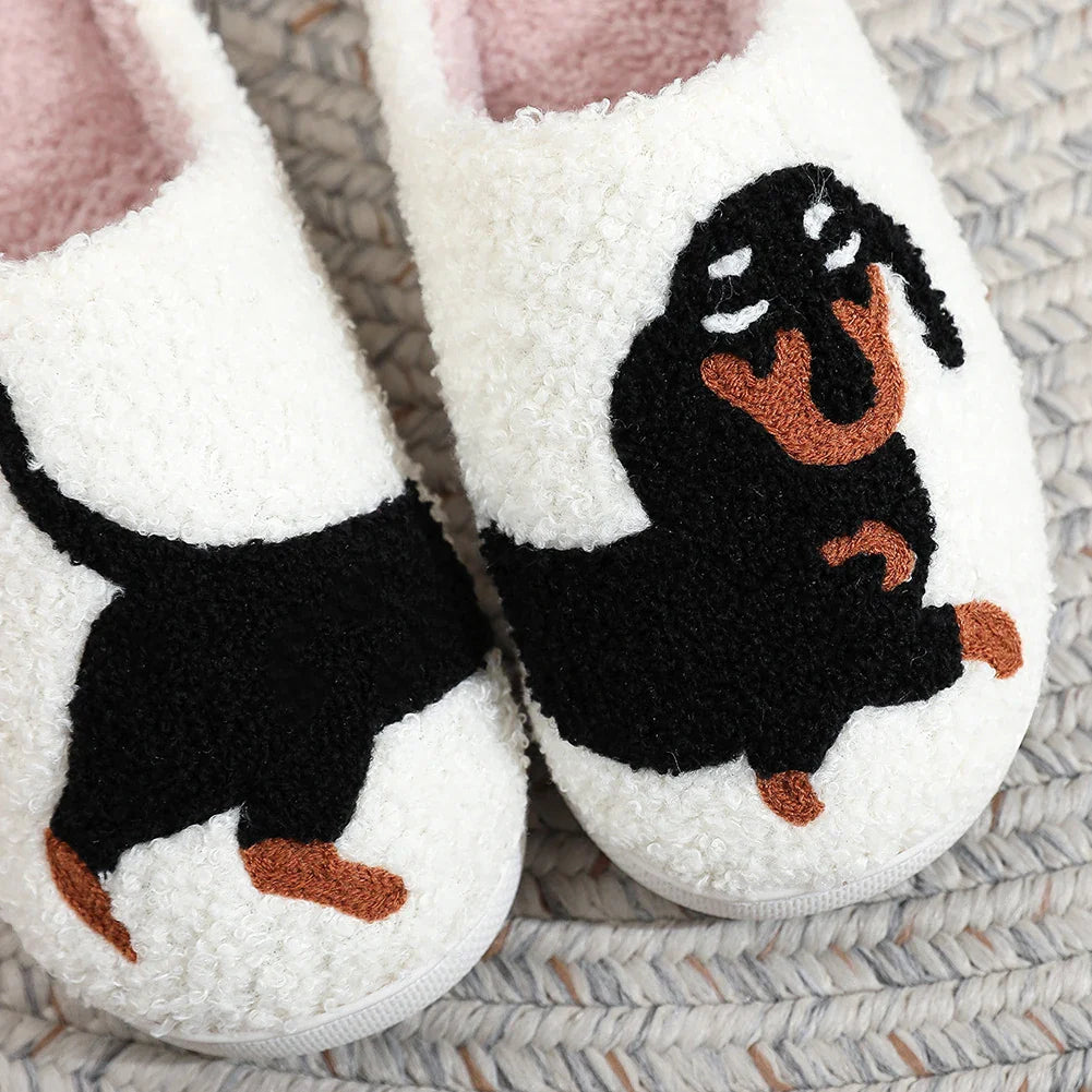 Cozy Dachshund Slippers
