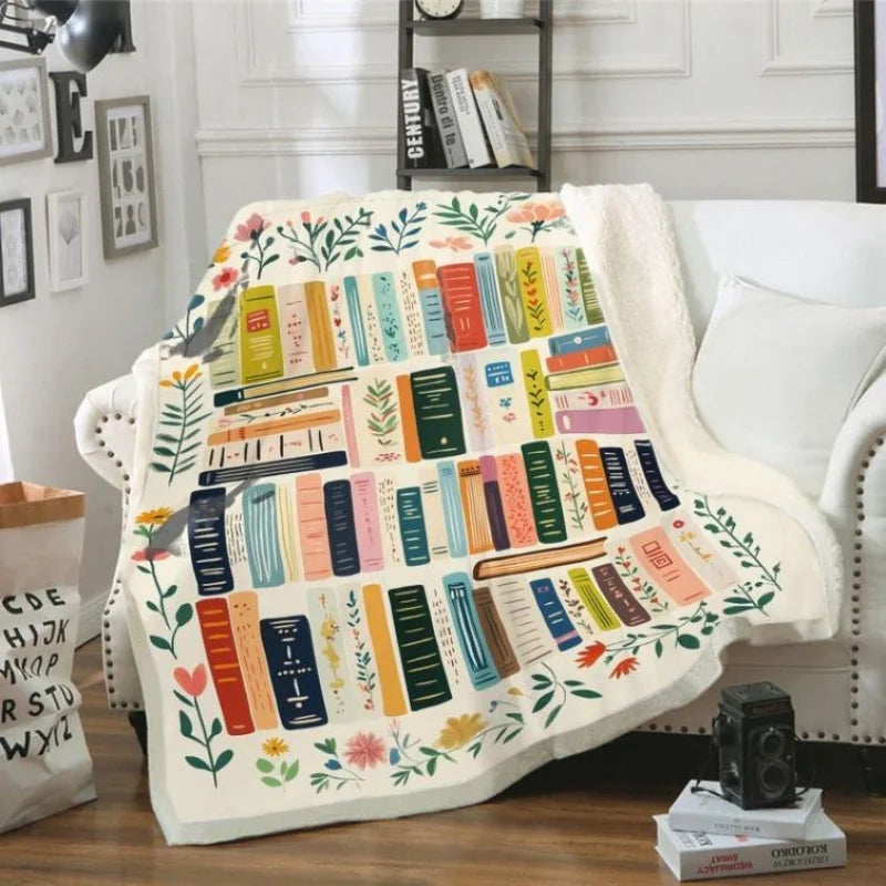 Cozy Book Lover's Blanket