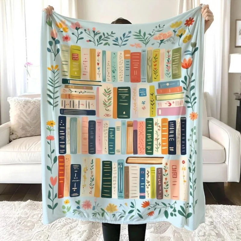 Cozy Book Lover's Blanket