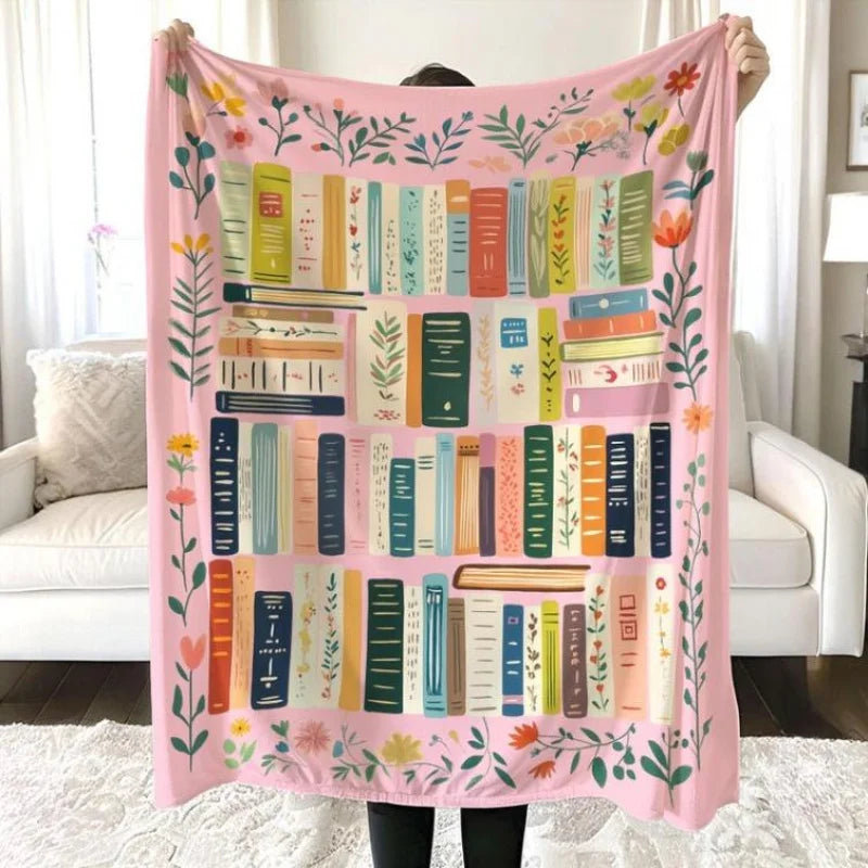 Cozy Book Lover's Blanket