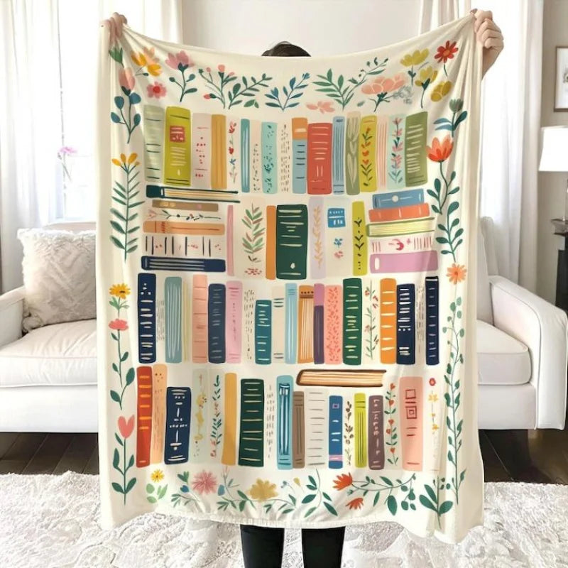 Cozy Book Lover's Blanket