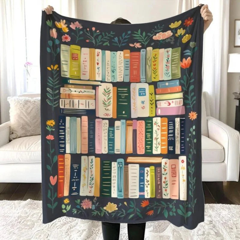 Cozy Book Lover's Blanket